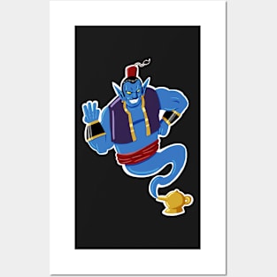 Blue Genie Posters and Art